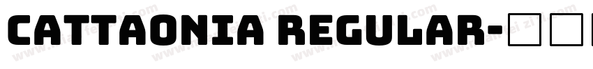 Cattaonia Regular字体转换